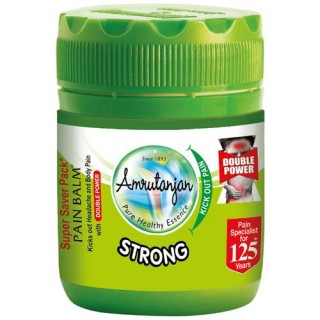 Amrutanjan, STRONG GREEN PAIN BALM, 30ml, Double Power